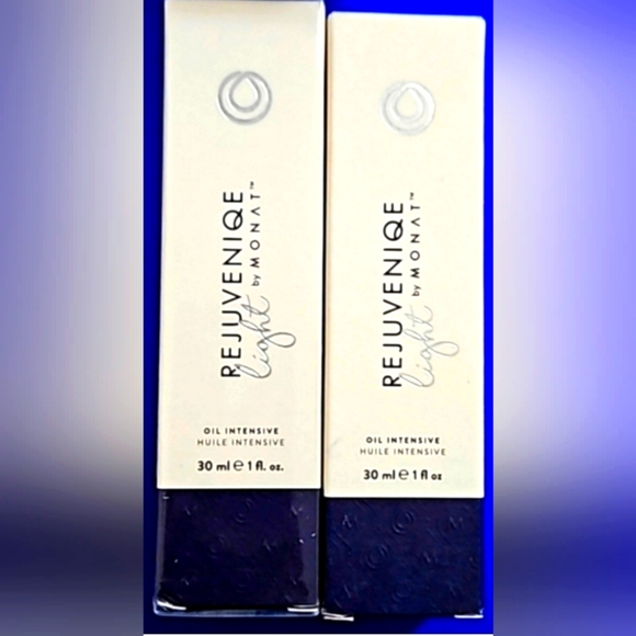 2 Monat Rejuveniqe Oil light Intensive + sample Brand New - Picture 1 of 3